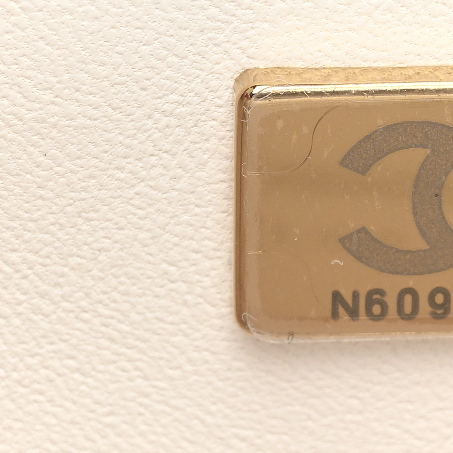 Lambskin Enamel Quilted Mini Coco Hearts Square Flap White