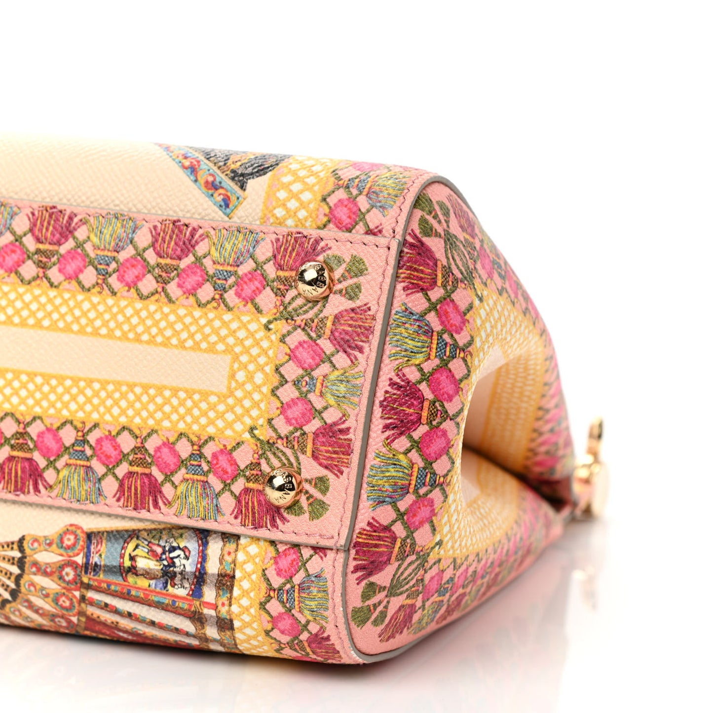 Dauphine Foulard Print Medium Miss Sicily Satchel Multicolor