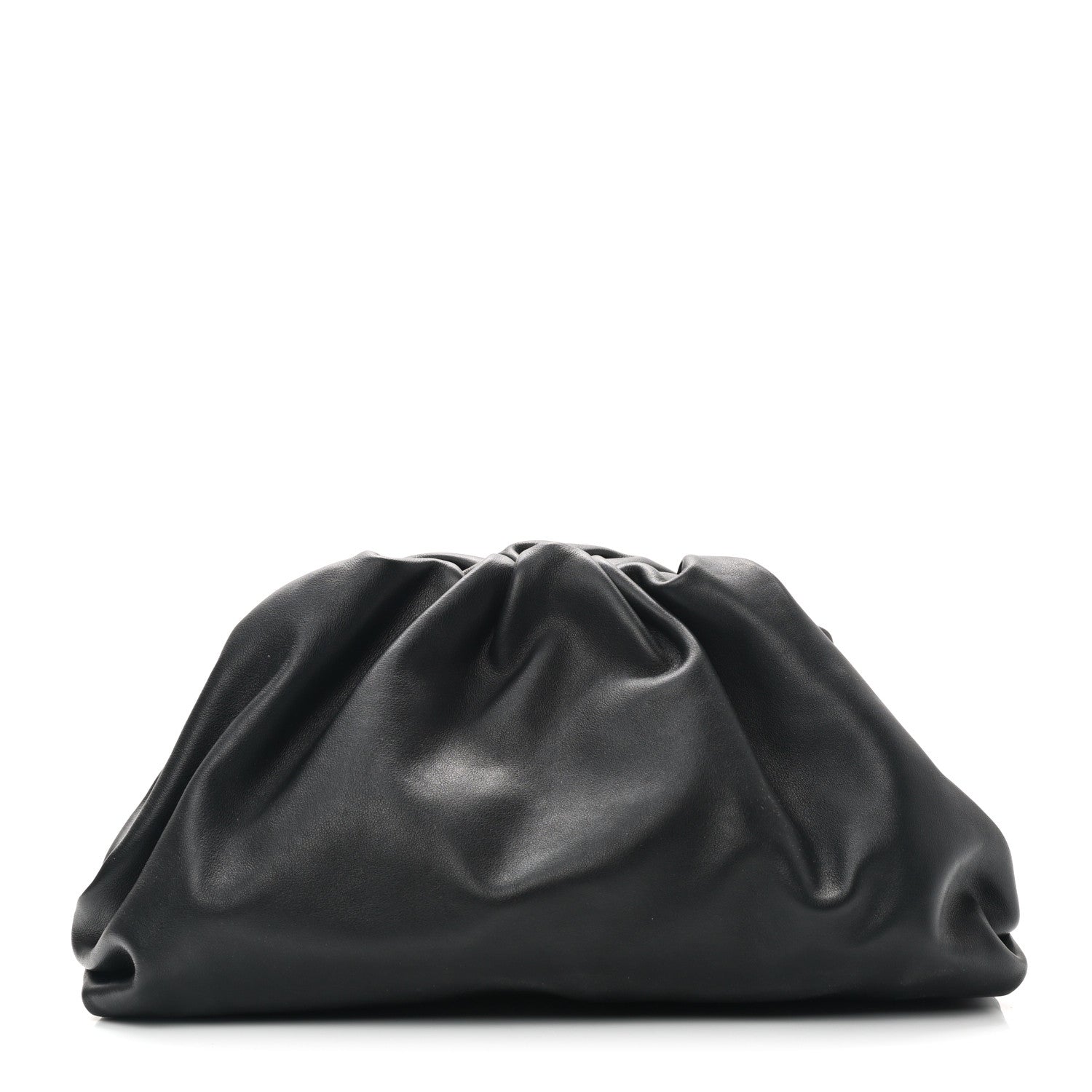 Bottega Veneta Smooth Butter Calf The Pouch Oversized Clutch Black 1 of 8