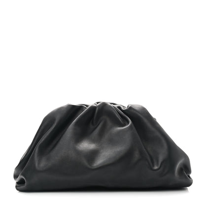 Bottega Veneta Smooth Butter Calf The Pouch Oversized Clutch Black 1 of 8