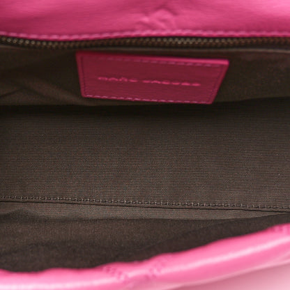 Marc Jacobs Lambskin Quilted Dual Convertible Medium Shoulder Bag Bow Pink 5 of 10