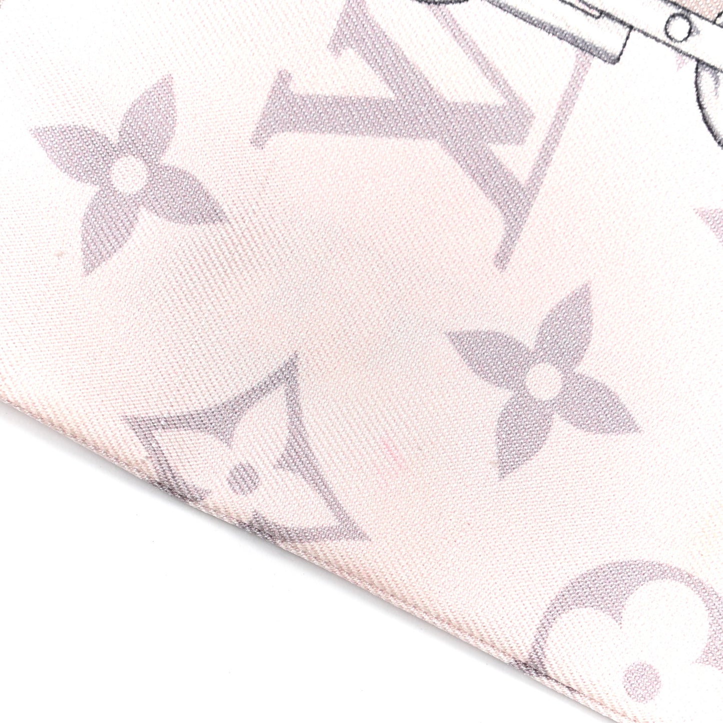 Silk Monogram Confidential Bandeau Light Pink