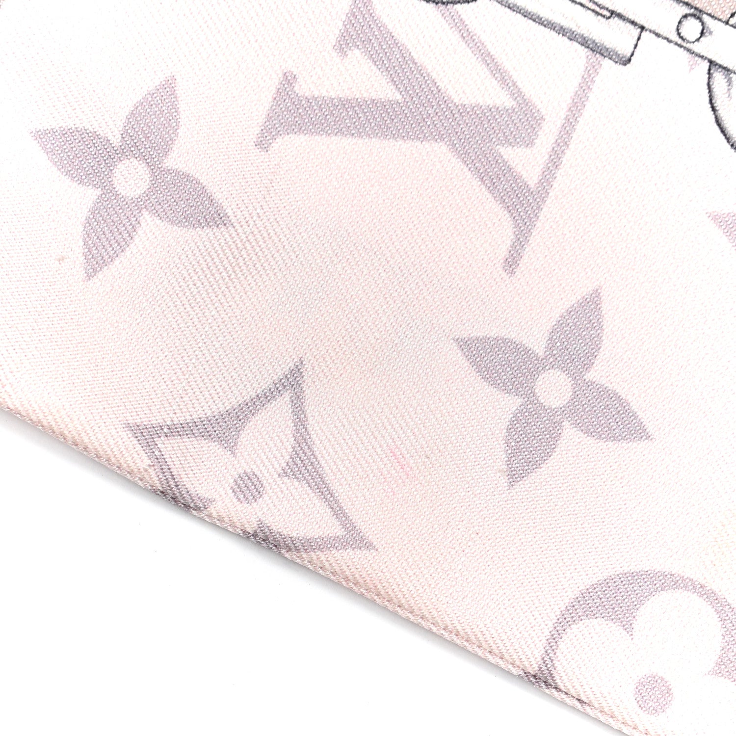 Louis Vuitton Silk Monogram Confidential Bandeau Light Pink 5 of 5