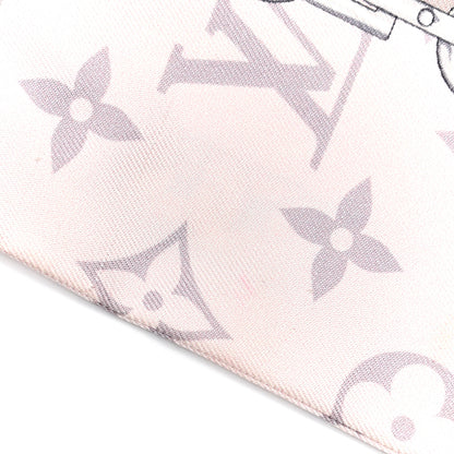 Louis Vuitton Silk Monogram Confidential Bandeau Light Pink 5 of 5