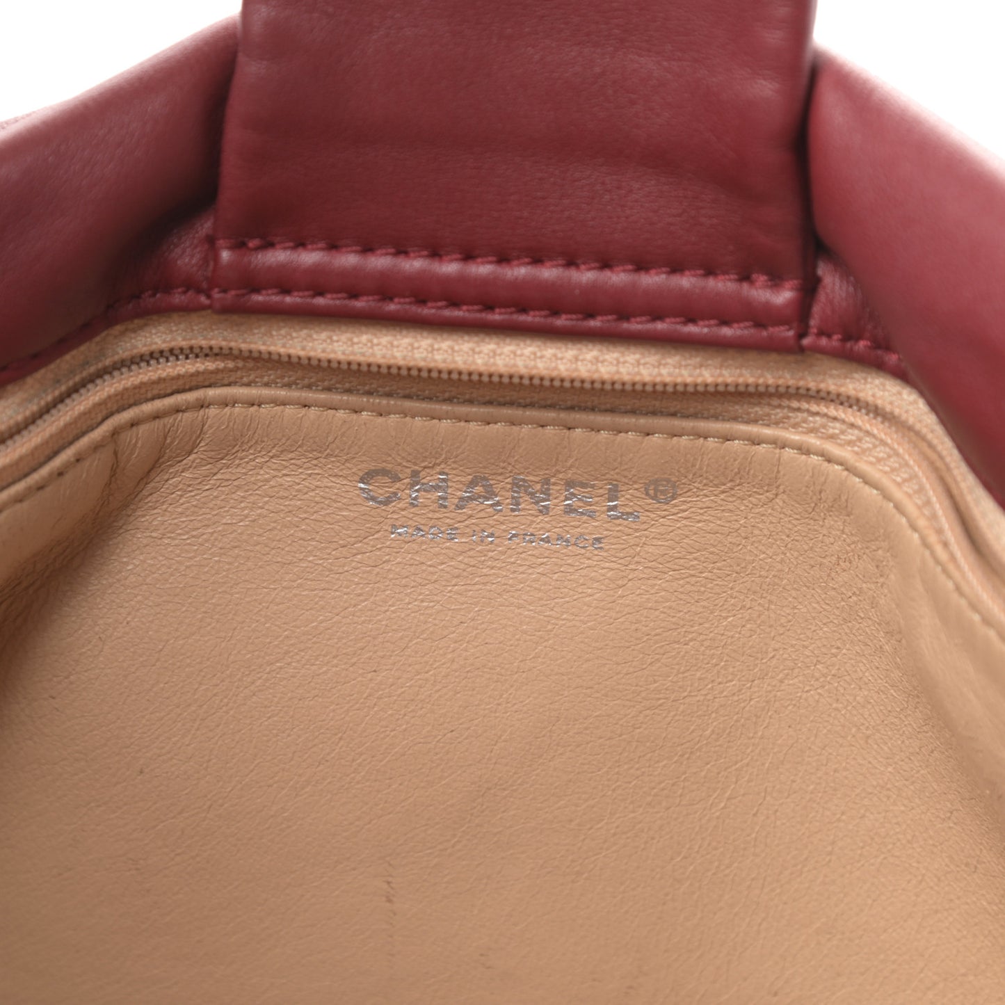 Smooth Calfskin Luxe Ligne Flap Red