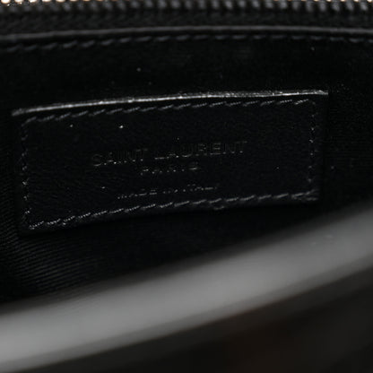 Saint Laurent Crinkled Calfskin Matelasse Monogram Medium Niki Chain Satchel Black 6 of 10