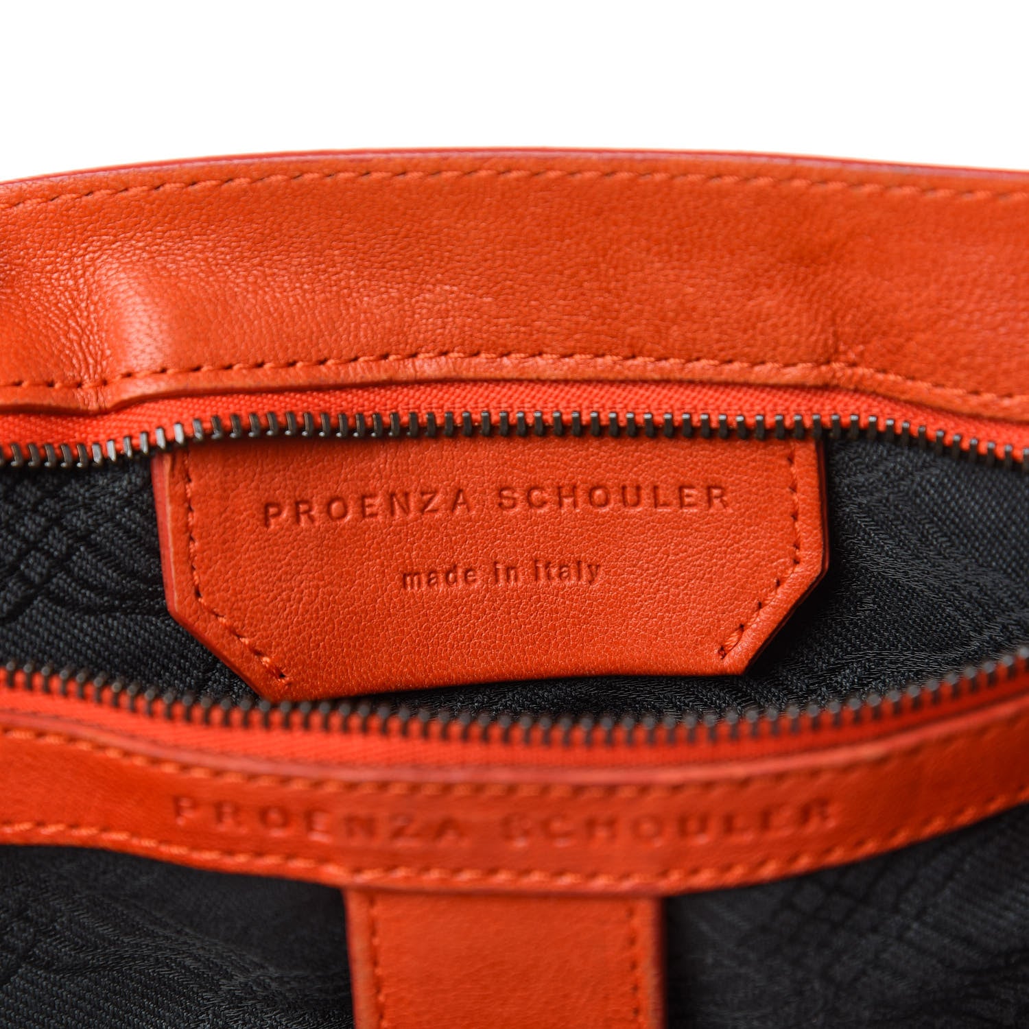 Proenza Schouler Lambskin Medium PS1 Satchel Orange Pepper 6 of 13