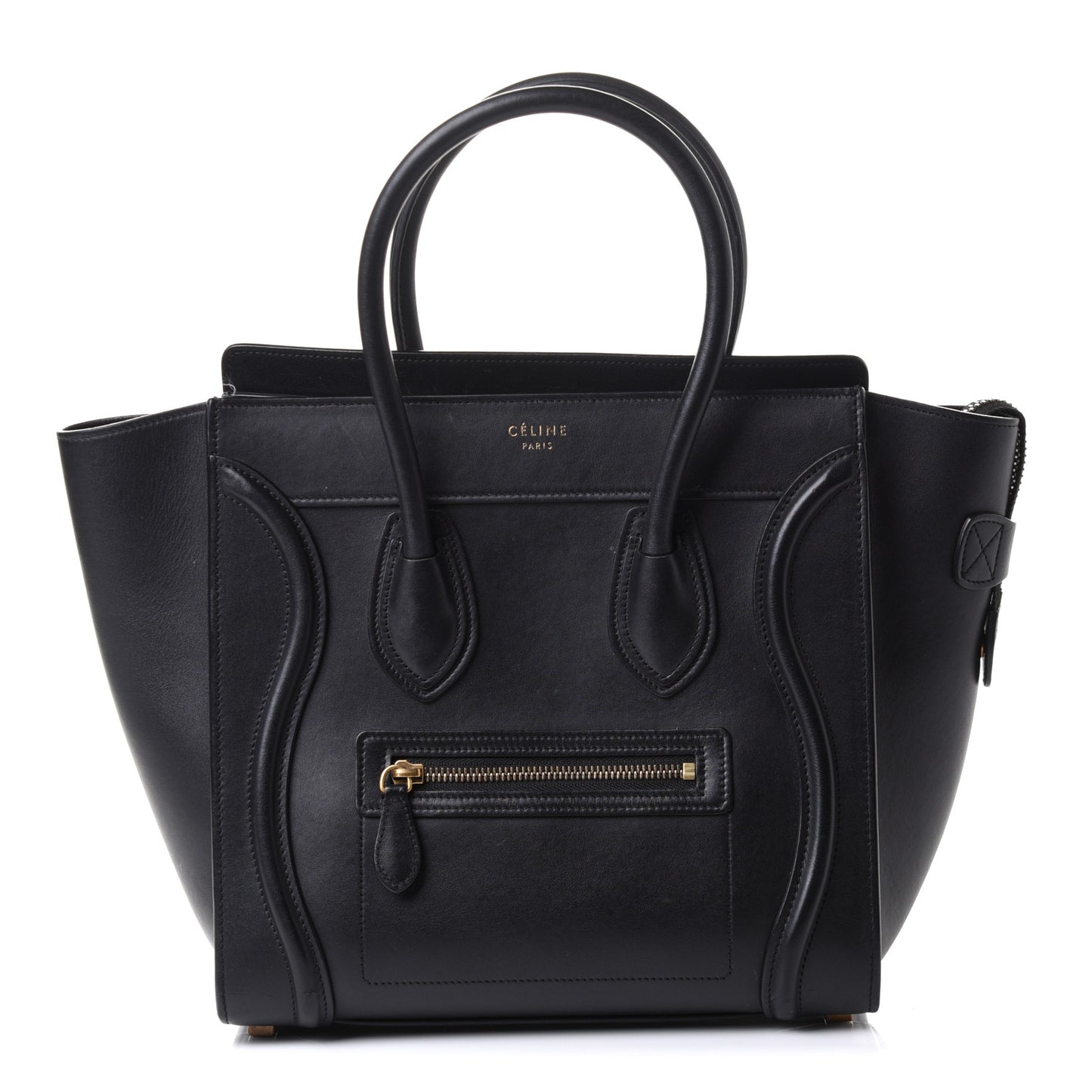 Smooth Calfskin Micro Luggage Black