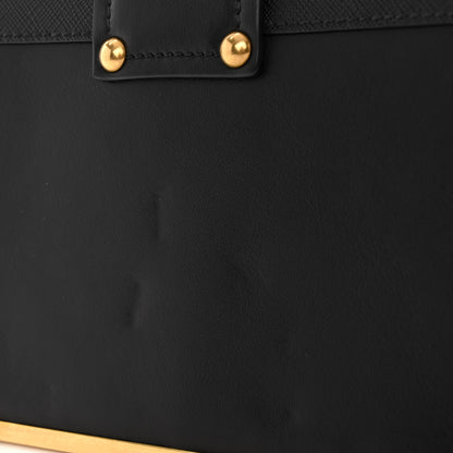 Prada City Calf Saffiano Cahier Bag Black 10 of 12