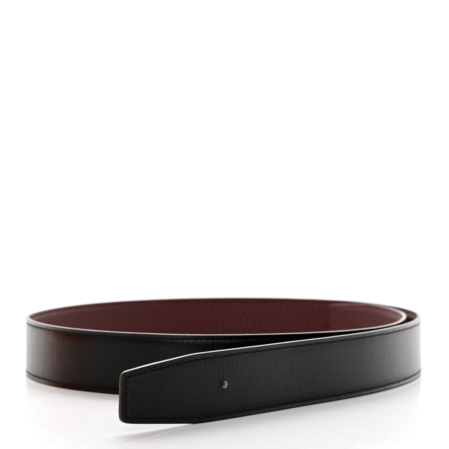 Box Togo 32mm Belt Strap 90 36 Black Bordeaux