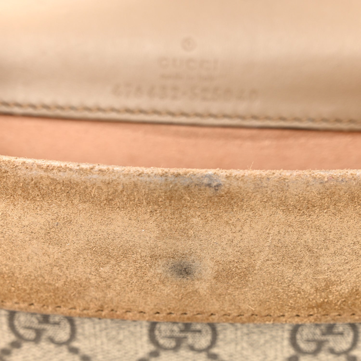 Gucci GG Supreme Monogram Super Mini Dionysus Shoulder Bag Taupe 11 of 11