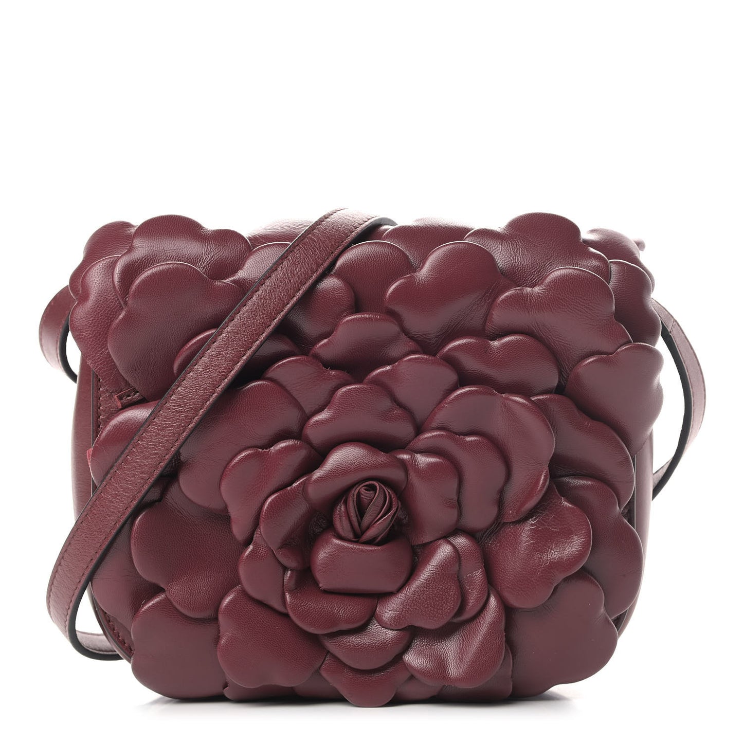 Nappa Atelier 03 Rose Edition Small Flap Crossbody Bag Cerise