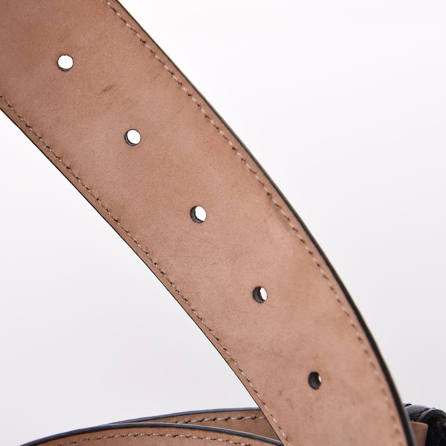 Gucci Guccissima Interlocking G Belt 90 36 Black 6 of 8