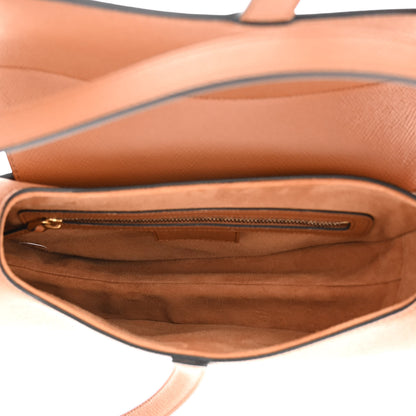Christian Dior Grained Calfskin Saddle Bag Camello 5 of 10