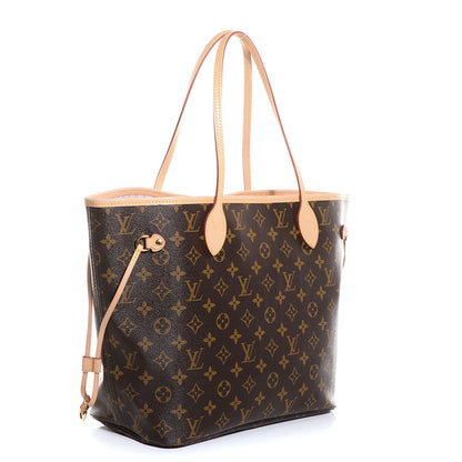 Louis Vuitton Monogram Capri V Neverfull MM Rose Ballerine 4 of 11
