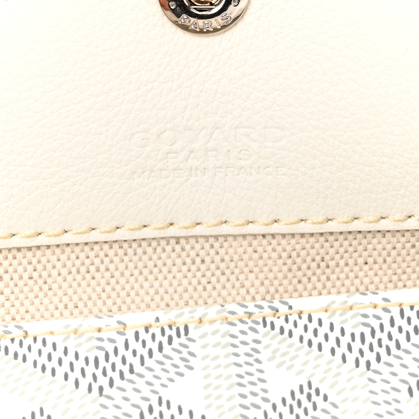 Goyardine Saint Louis GM White