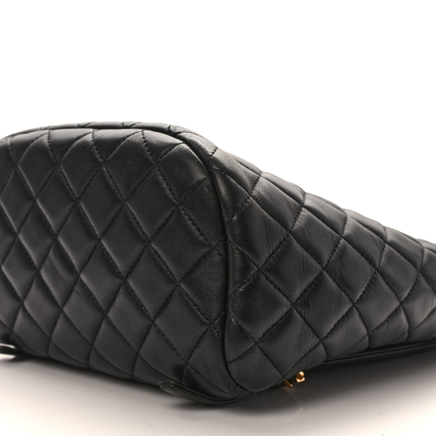 Lambskin Quilted Small Urban Spirit Backpack Black