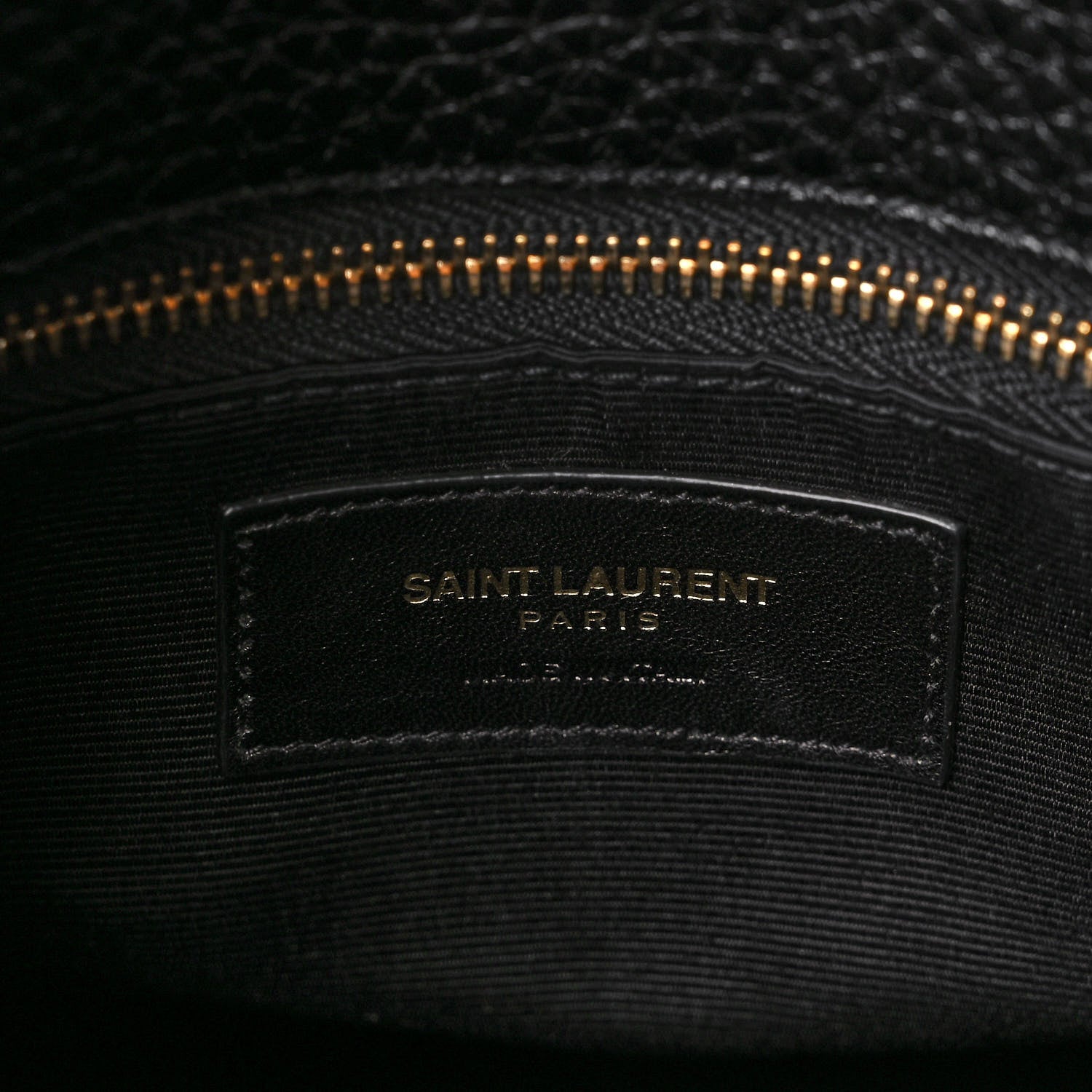 Saint Laurent Grained Calfskin Small Sac De Jour Black 6 of 10