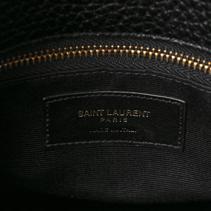Saint Laurent Grained Calfskin Small Sac De Jour Black 6 of 10