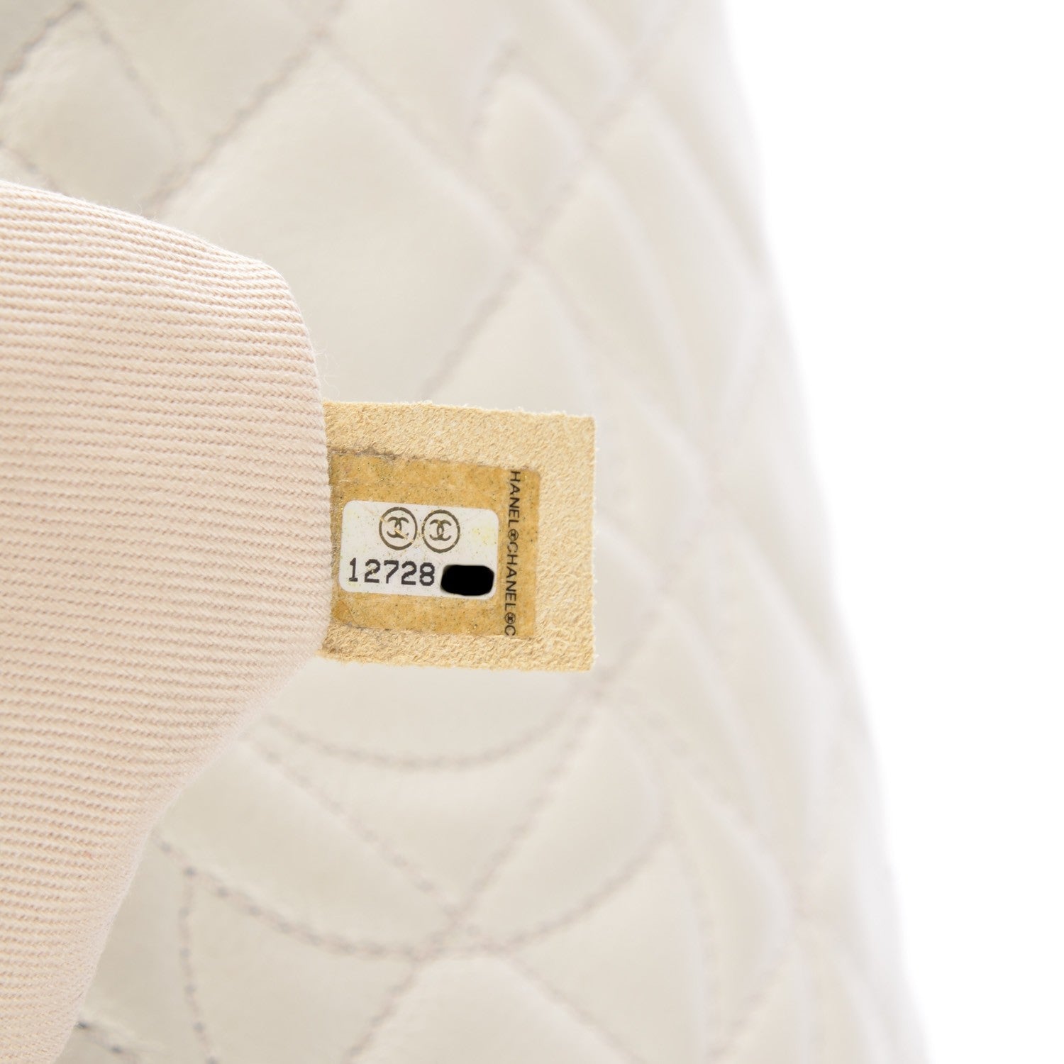 Chanel Caviar Quilted Timeless Accordion Flap Dark White 9 of 11