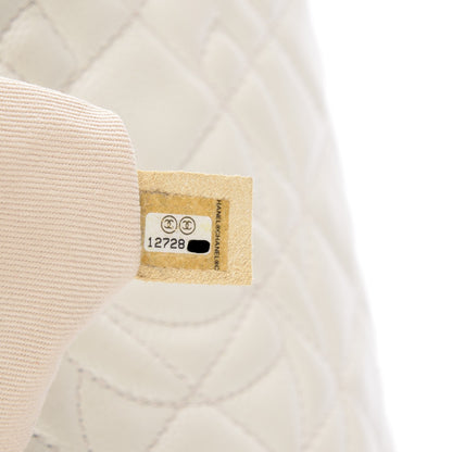 Chanel Caviar Quilted Timeless Accordion Flap Dark White 9 of 11