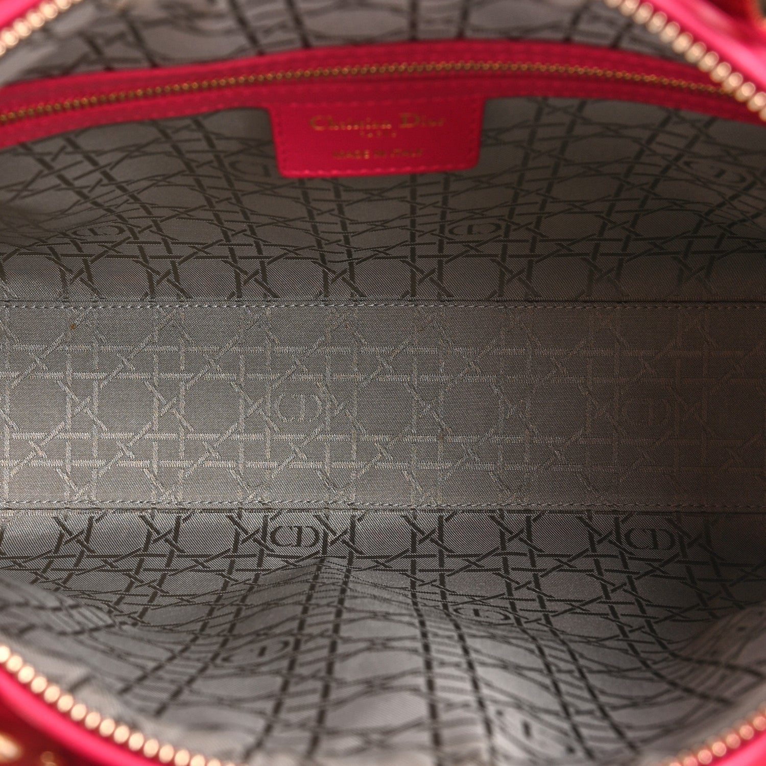 Christian Dior Lambskin Cannage Large Lady Dior Pink 5 of 15