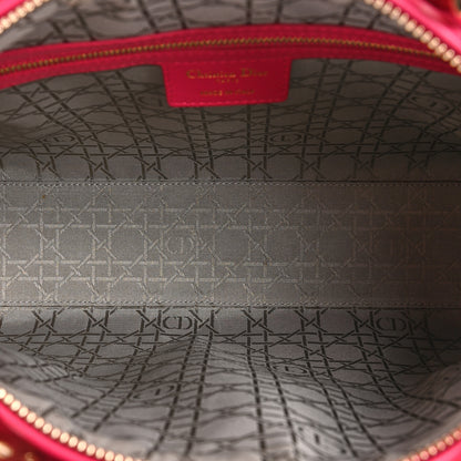 Christian Dior Lambskin Cannage Large Lady Dior Pink 5 of 15