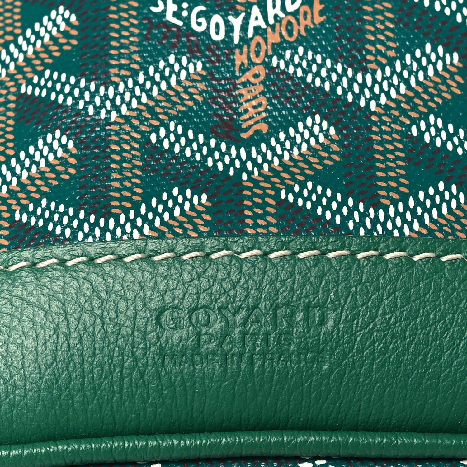 Goyard Goyardine Petit Flot Bucket Bag PM Green 6 of 8