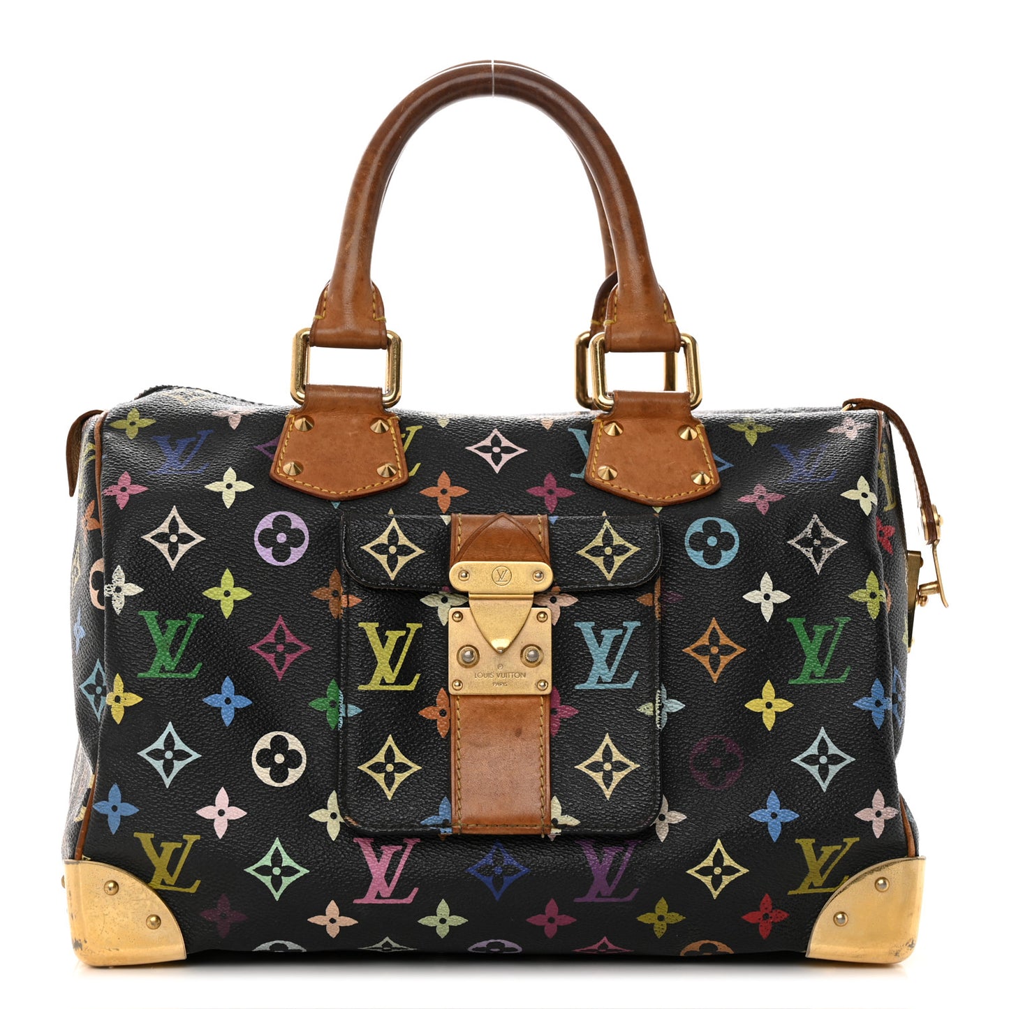 Monogram Multicolor Speedy 30 Black