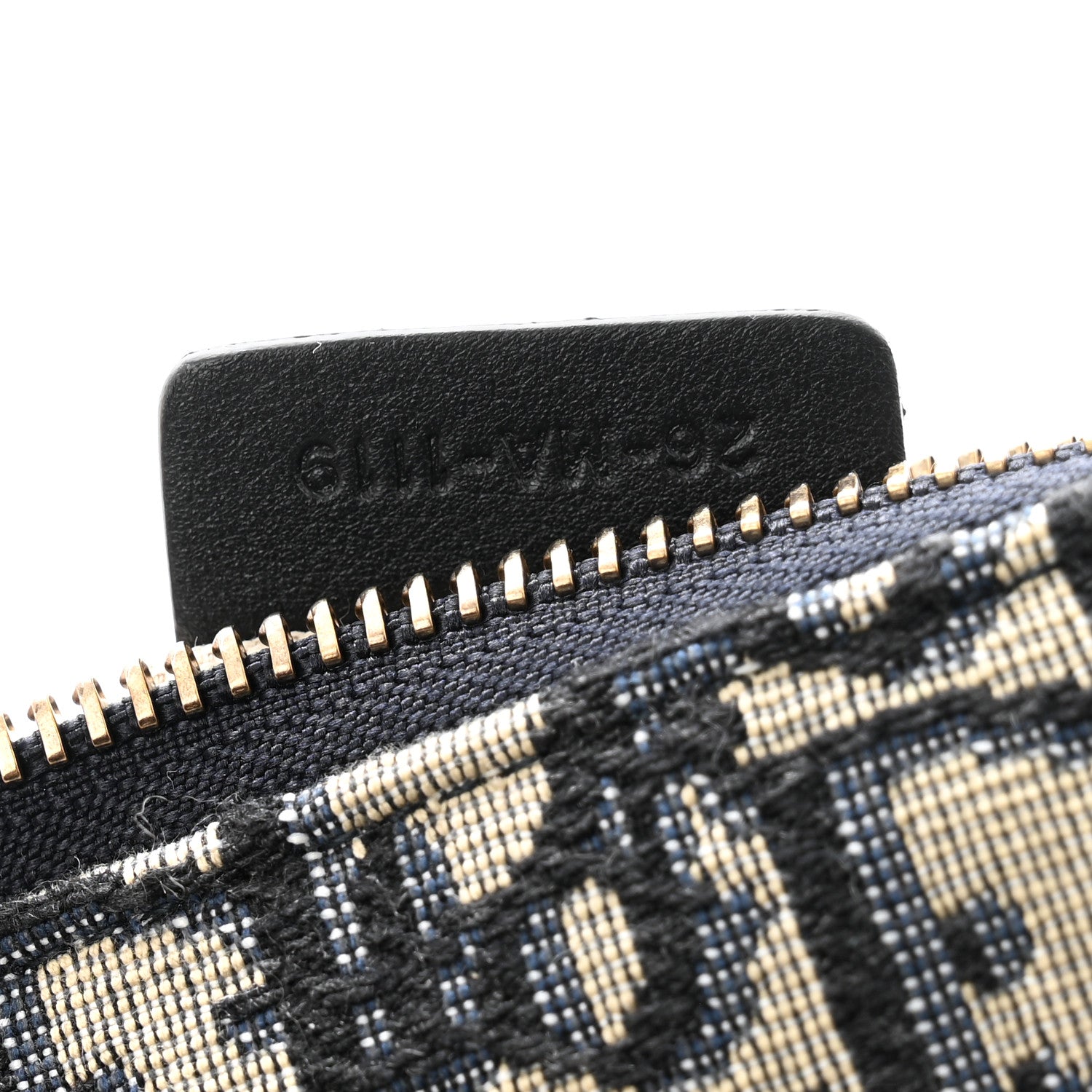 Christian Dior Oblique Pouch Clutch Blue 7 of 8