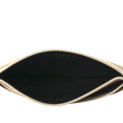 Saint Laurent Calfskin Y Quilted Monogram LouLou Credit Card Case Ivory 5 of 9
