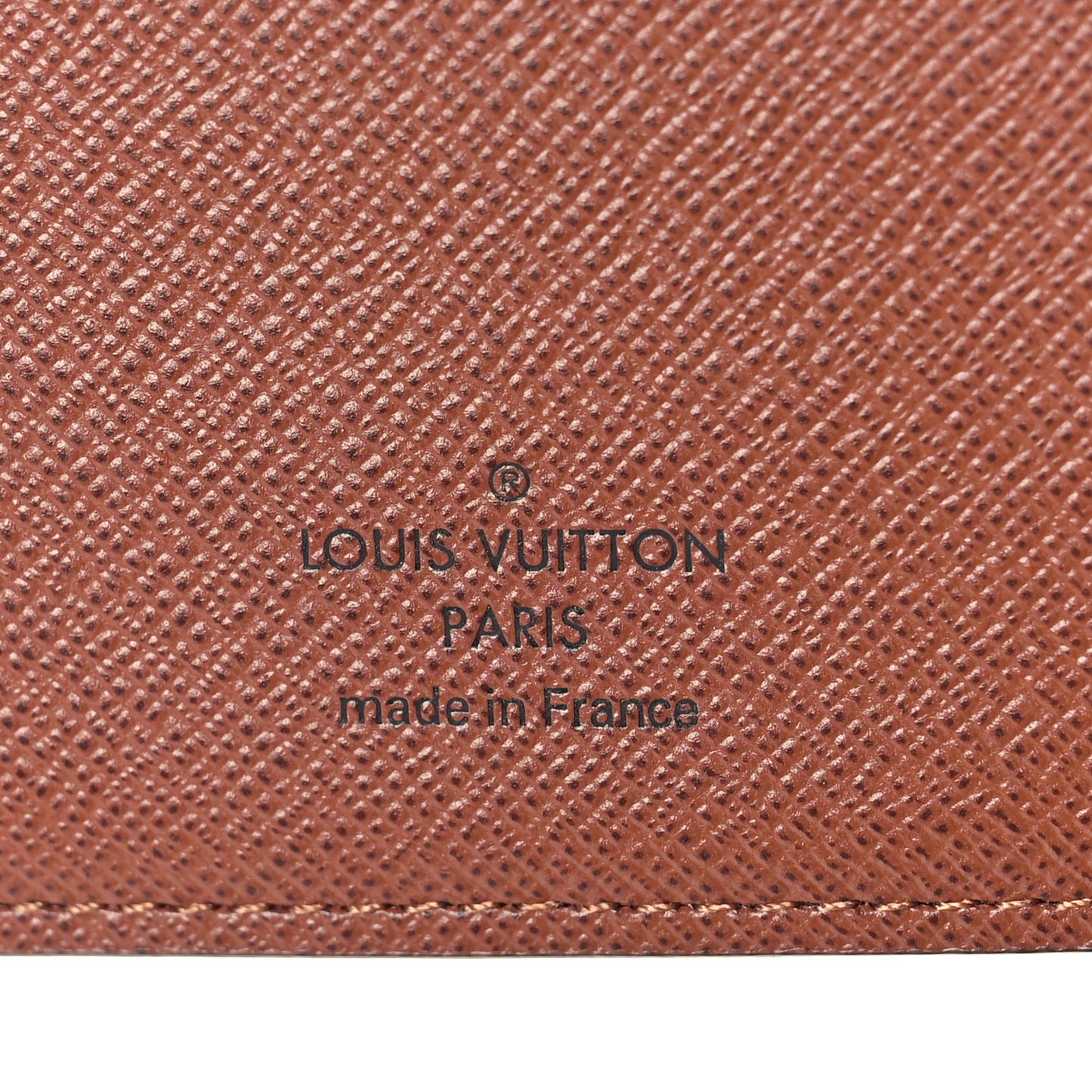 Monogram Pocket Agenda Cover