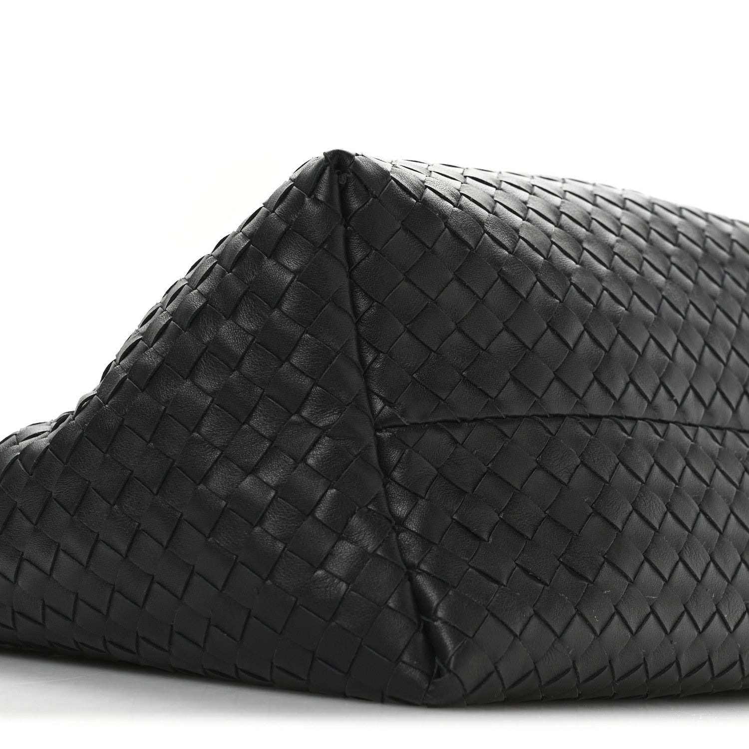 Bottega Veneta Calfskin Intrecciato Large Pinacoteca Reversible Tote Black Fondant 13 of 16