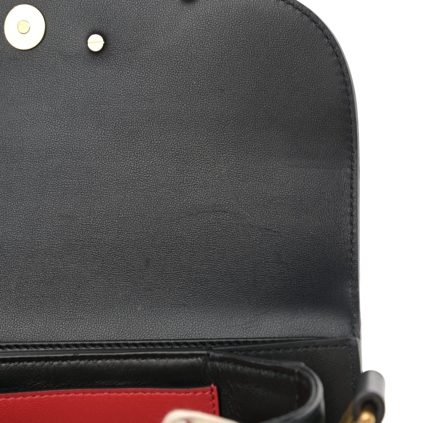 Smooth Calfskin Supervee Shoulder Bag Black