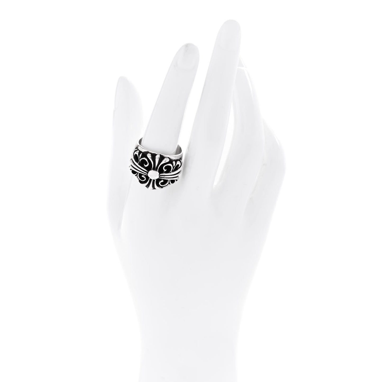 Sterling Silver Keeper Ring 58 8.5