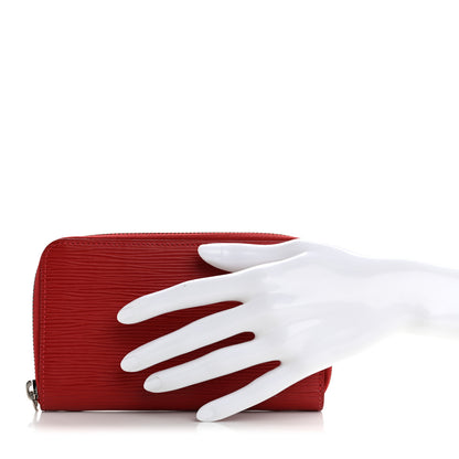 Louis Vuitton Epi Zippy Compact Wallet Carmine 2 of 8