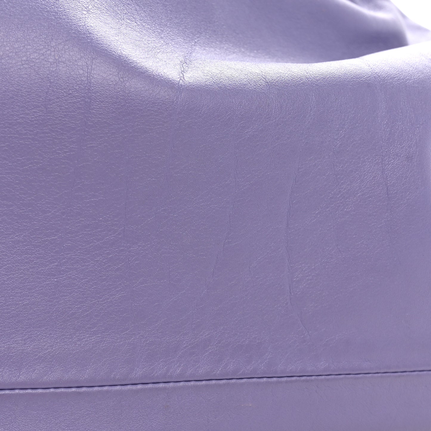 Smooth Butter Calf The Pouch Oversized Clutch Lavender