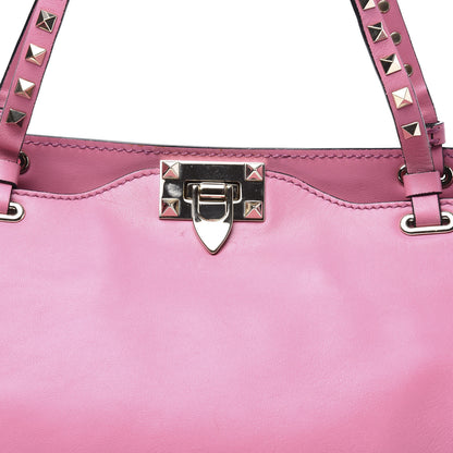 Valentino Garavani Vitello Medium Rockstud Tote Ninphea 10 of 11