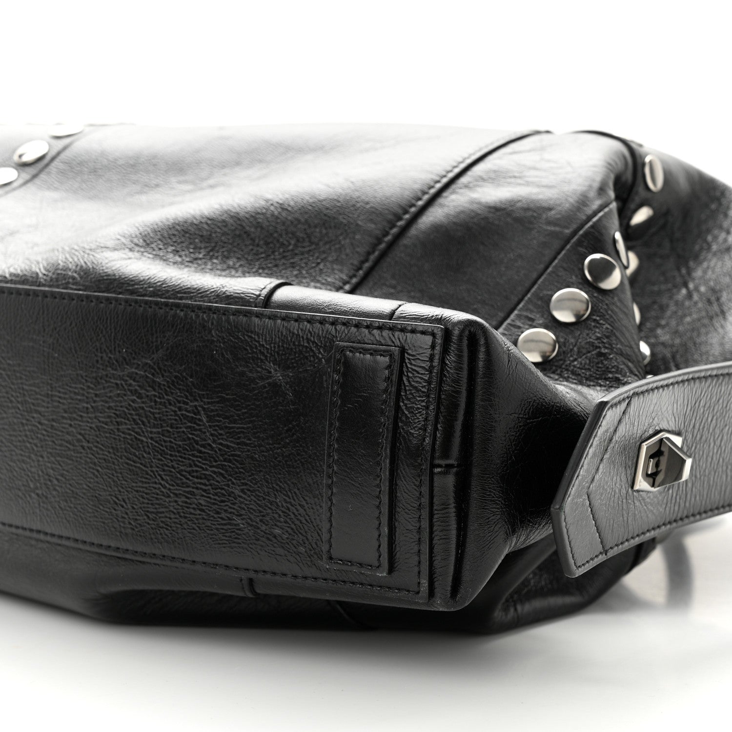 Givenchy Smooth Calfskin Medium Studded Soft Antigona Black 9 of 9