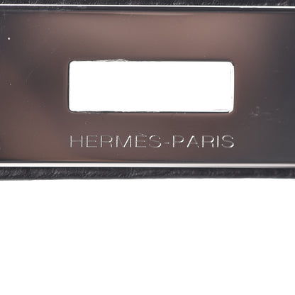 Hermes Fjord Horseshoe Kelly Retourne 40 Black Rouge H 23 of 33