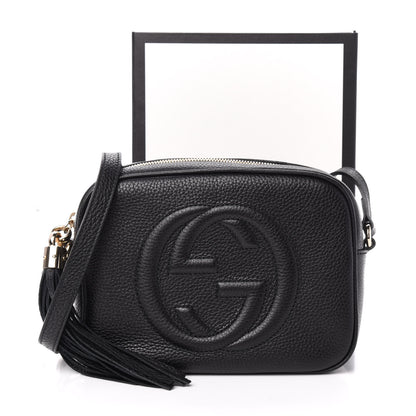 Gucci Pebbled Calfskin Small Soho Disco Bag Black 12 of 12