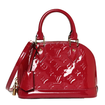 Louis Vuitton Vernis Alma BB Cherry 1 of 8