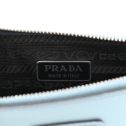 Prada Saffiano Vernice Chain Crossbody Bag Astrale 6 of 8
