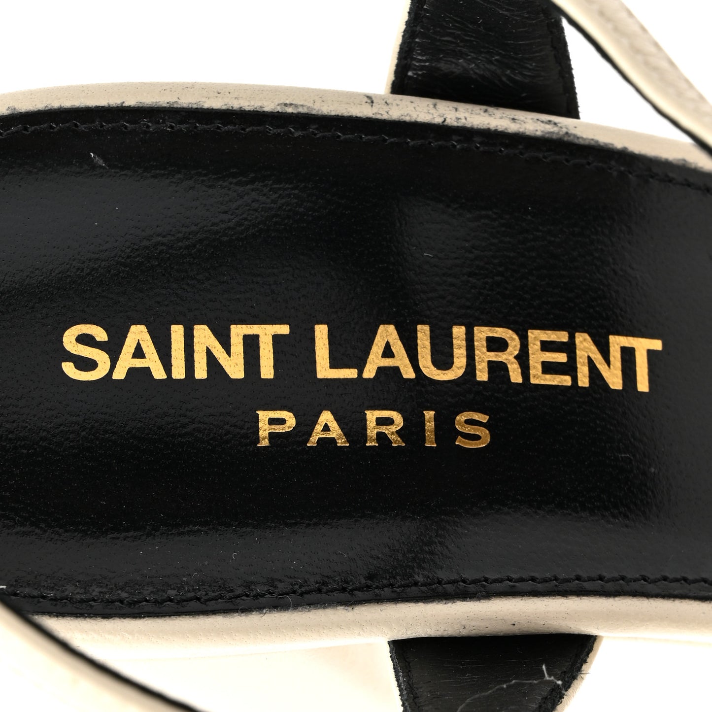 Vendome Bianca 85 Platform Sandals 38 Pearl