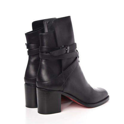Christian Louboutin Calfskin Karistrap 70 Ankle Boots 41 Black 4 of 8