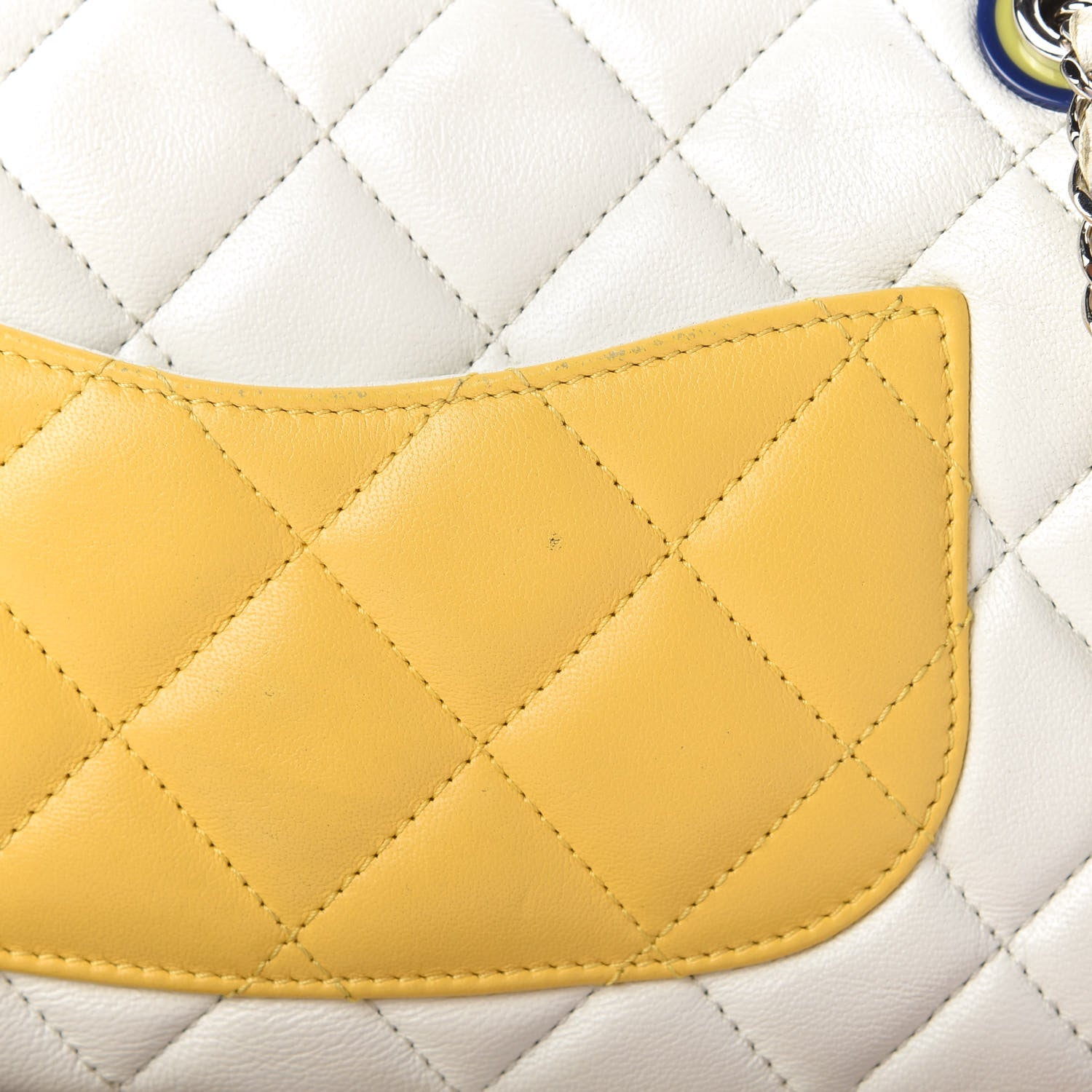 Chanel Lambskin Plexiglass Quilted Small Cuba Color Flap White Multicolor 11 of 11