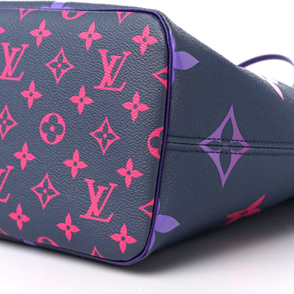 Louis Vuitton Monogram Giant Spring In The City Neverfull MM Midnight Fuchsia 9 of 9