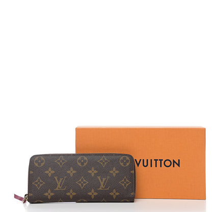 Louis Vuitton Monogram Clemence Wallet Fuchsia 6 of 6