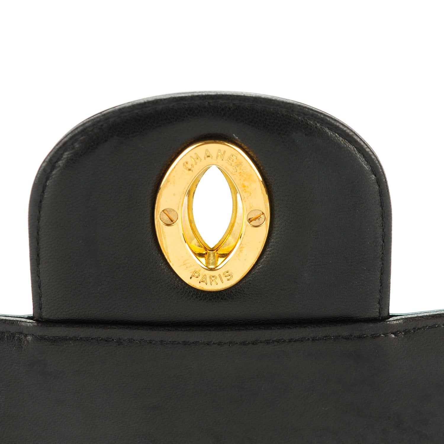 Chanel Patent Vertical Quilted Jumbo Single Flap Black 6 of 9