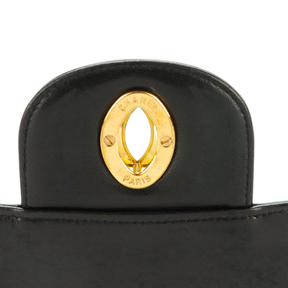 Chanel Patent Vertical Quilted Jumbo Single Flap Black 6 of 9